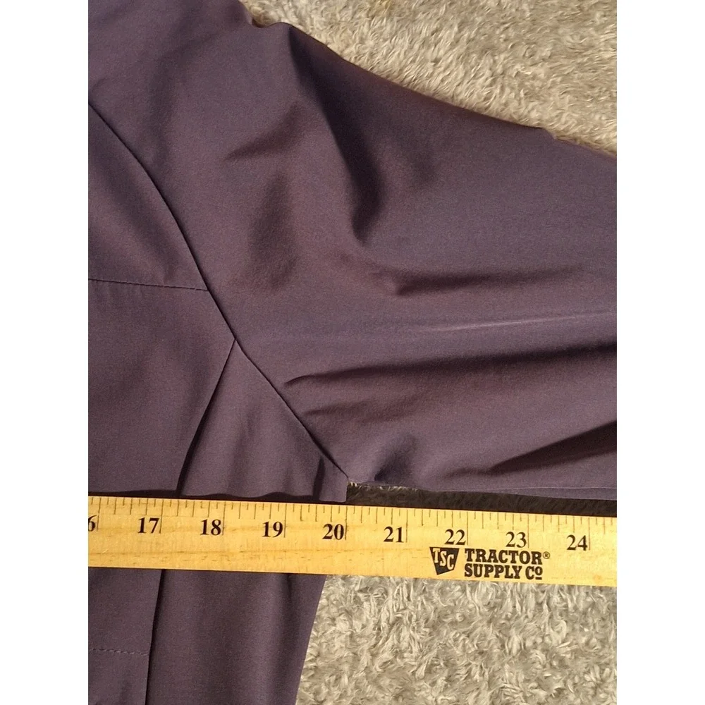 Free Country Mens Softshell Fleece Lined Jacket Purple Medium Full Zip Raglan